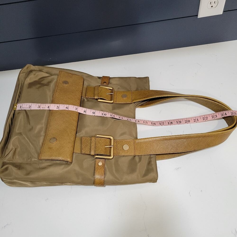 Kate Landry Leather Trimmed Tote Purse - Picture 5 of 11